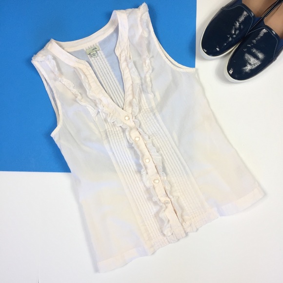 Anthropologie Tops - Odille Anthropologie Blouse Top Button Down Size 4